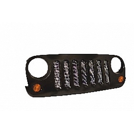 Drake Automotive Grille Insert - Chrome Plated  - JP190010C