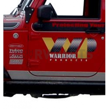 Warrior Products Rocker Panel Guard - Flat Aluminum Silver Smooth - 5515