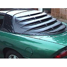 Astra/Hammond Window Louver Rear Window ABS Plastic Black - 1383