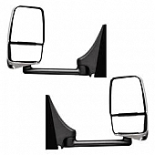 Velvac Exterior Mirror 1 Remote And 1 Manual Rectangular Silver - 719451