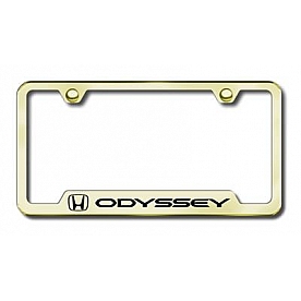 Automotive Gold License Plate Frame - Gold Stainless Steel - GFODYEG