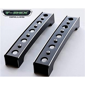 T-Rex Truck Products Grille Trim Cover - Center Bars Black Painted Steel - 6455661