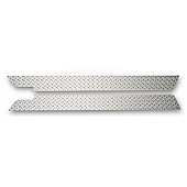 Warrior Products Rocker Panel Guard - Flat Aluminum Black Powder Coated Single - 905UPC