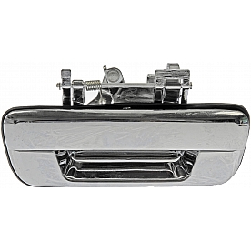 Help! By Dorman Tailgate Handle - Chrome Plated Plastic Silver - 91173