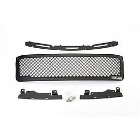 Putco Grille Insert - Black Powder Coated Aluminum Rectangular - 270506B