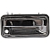 Help! By Dorman Tailgate Handle - Chrome Plated Plastic Silver - 91182
