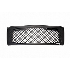 Putco Grille Insert - Black Powder Coated Aluminum Rectangular - 270507BL