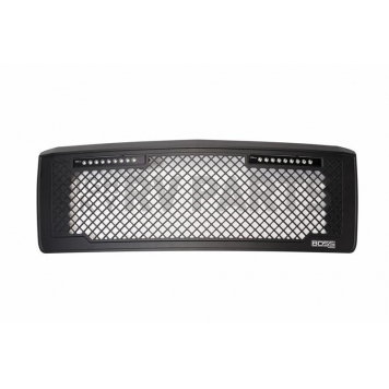 Putco Grille Insert - Black Powder Coated Aluminum Rectangular - 270507BL