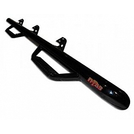 N-Fab Nerf Bar - Truck Wheel to Wheel Black Matte Textured Powder Coated Steel Round - C15102QCTX