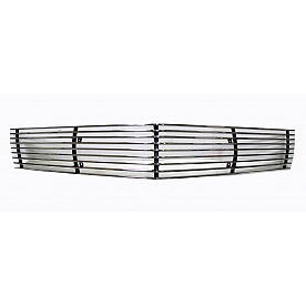 Street Scene Grille Insert - Horizontal Bar Aluminum Polished - 95080221