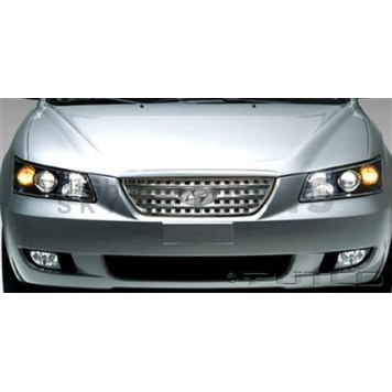Putco Grille Trim Cover - Radiator Silver Chrome Plated ABS Plastic - 408613