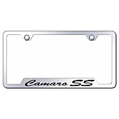 Automotive Gold License Plate Frame - Silver Stainless Steel - GFSCMRSSEC