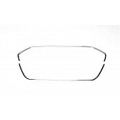 Putco Grille Trim Cover - Complete Cover Silver Polished Stainless Steel - 408614