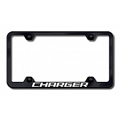 Automotive Gold License Plate Frame - Black Stainless Steel - LFWCHGEB