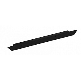 Warrior Products Rocker Panel Guard - Flat Steel Black Powder Coated Single - 90890