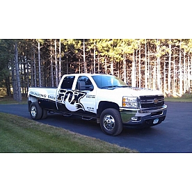 N-Fab Nerf Bar - Truck Wheel to Wheel Black Gloss Powder Coated Steel Round - C11115CC6