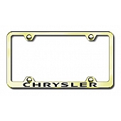 Automotive Gold License Plate Frame - Gold Stainless Steel - LFWCHREG