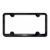 Automotive Gold License Plate Frame - Black Stainless Steel - LFWCHRLEB