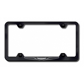 Automotive Gold License Plate Frame - Black Stainless Steel - LFWCHRLEB
