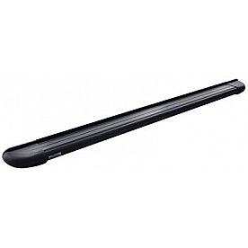 Romik USA Running Board Black Anodized Aluminum Stationary - 22362419