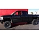 N-Fab Nerf Bar - Truck Wheel to Wheel Black Gloss Powder Coated Steel Round - C1189QC
