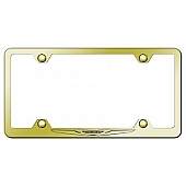 Automotive Gold License Plate Frame - Gold Stainless Steel - LFWCHRLEG