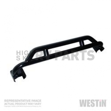 Westin Automotive Rocker Panel Guard - Oval Tube Powder Coated Steel Black Set Of 2 - 424005