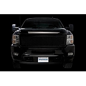 Putco Grille Insert - Black Powder Coated Aluminum Rectangular - 270516B