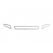 Road Armor Bumper Grille Trim - Bare Stainless Steel Silver - 4DFMR