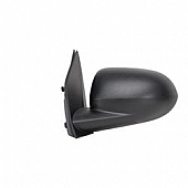 K-Source Exterior Mirror Manual OEM Black Single - 60572C