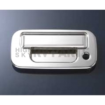 All Sales Tailgate Handle - Polished Aluminum Silver - 523