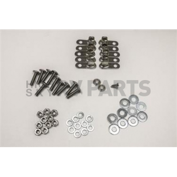 Belmor Grille Screen Mounting Kit - Package Of 10 Turnbuttons With Washers/ Nuts/ Screws/ Snaps - 757061