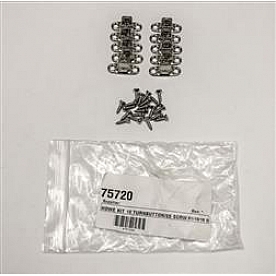 Belmor Grille Screen Mounting Kit - Package Of 10 Turnbuttons With Screws - 757201