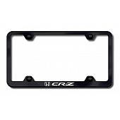 Automotive Gold License Plate Frame - Black Stainless Steel - LFWCRZEB