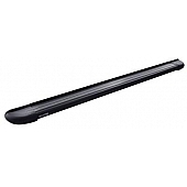 Romik USA Running Board Black Anodized Aluminum Stationary - 22371419