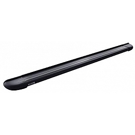 Romik USA Running Board Black Anodized Aluminum Stationary - 22371419
