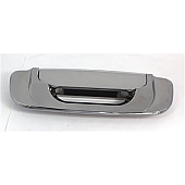 All Sales Tailgate Handle - Chrome Plated Aluminum Silver - 403C