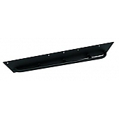 Warrior Products Rocker Panel Guard - Flat Steel Black Powder Coated Single - 90995