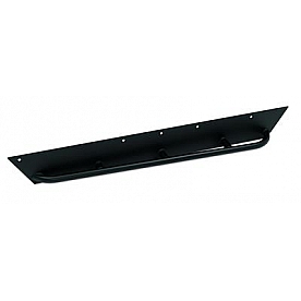Warrior Products Rocker Panel Guard - Flat Steel Black Powder Coated Single - 90995