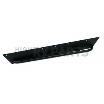 Warrior Products Rocker Panel Guard - Flat Steel Black Powder Coated Single - 90995