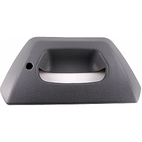 Help! By Dorman Tailgate Handle Bezel - Plastic Gray - 81993