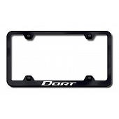Automotive Gold License Plate Frame - Black Stainless Steel - LFWDARTEB