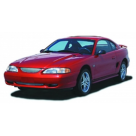 Street Scene Bumper Grille Insert Mesh Satin Silver Aluminum - 95077908