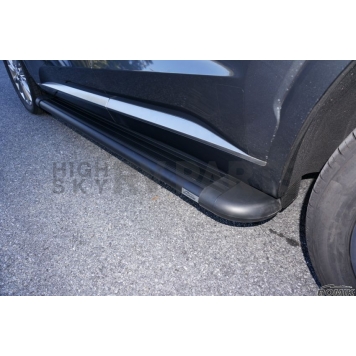 Romik USA Running Board Black Anodized Aluminum Stationary - 22216419-1