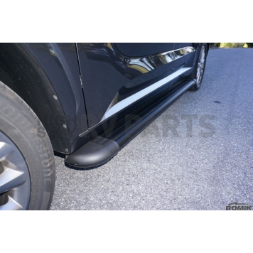 Romik USA Running Board Black Anodized Aluminum Stationary - 22216419-2