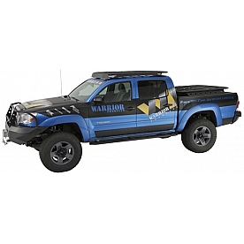 Warrior Products Rocker Panel Guard - Flat Steel Black Smooth - S4900