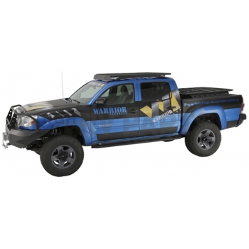 Warrior Products Rocker Panel Guard - Flat Steel Black Smooth - S4900