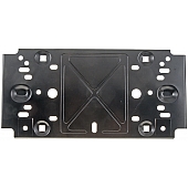 Help! By Dorman License Plate Bracket - Metal Black - 68148