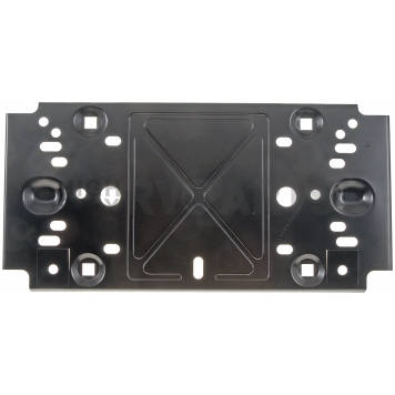 Help! By Dorman License Plate Bracket - Metal Black - 68148