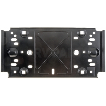 Help! By Dorman License Plate Bracket - Metal Black - 68148-1